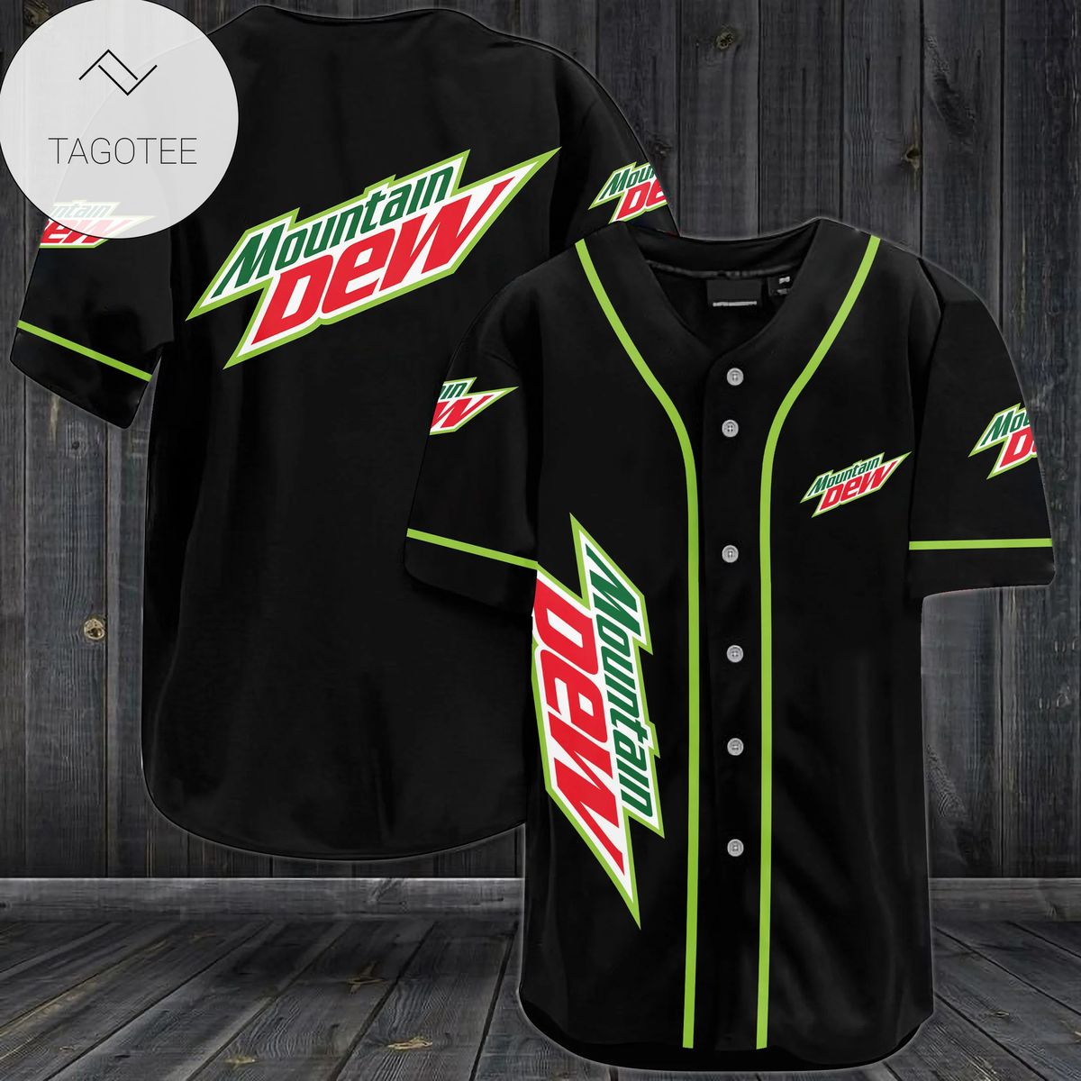 Mountain Dew Baseball Jersey Shirt Mountain Dew Baseball Jersey Shirt