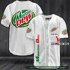 Mountain Dew Personalized Baseball Jersey Shirt