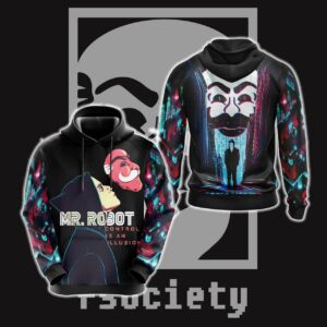 Mr Robot Unisex 3D Hoodie All Over Print Hoodie1519 - 74f48929f200