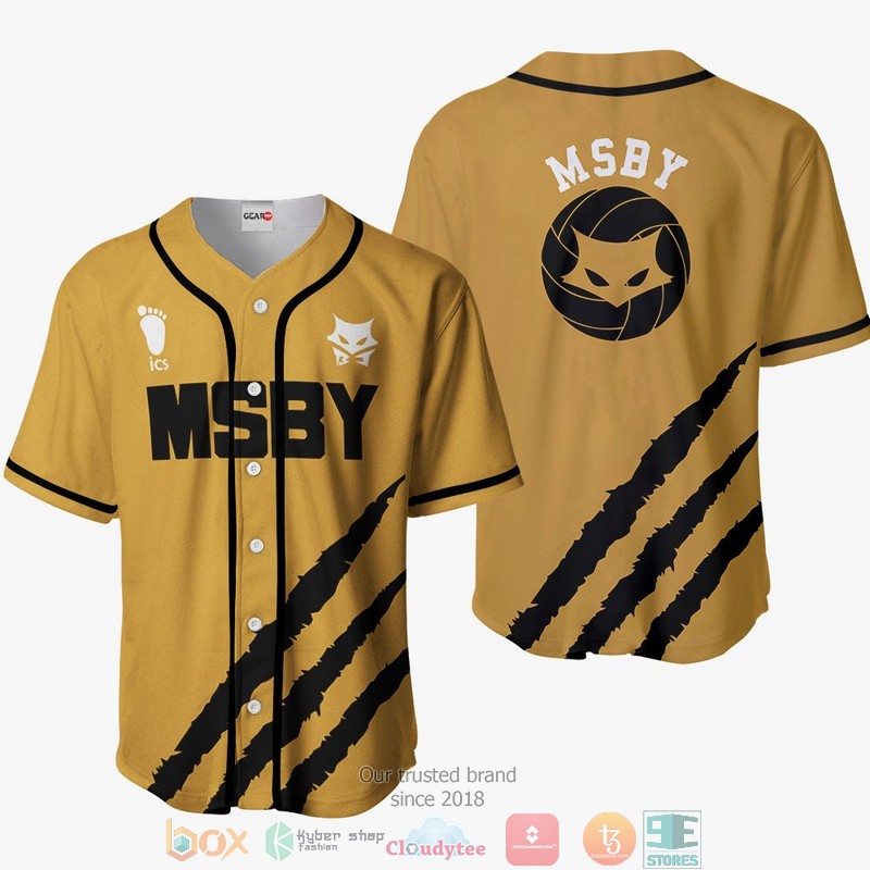 Msby Haikyuu Baseball Jersey Shirt Msby Haikyuu Baseball Jersey Shirt