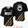 Msby Haikyuu Black Baseball Jersey Shirt