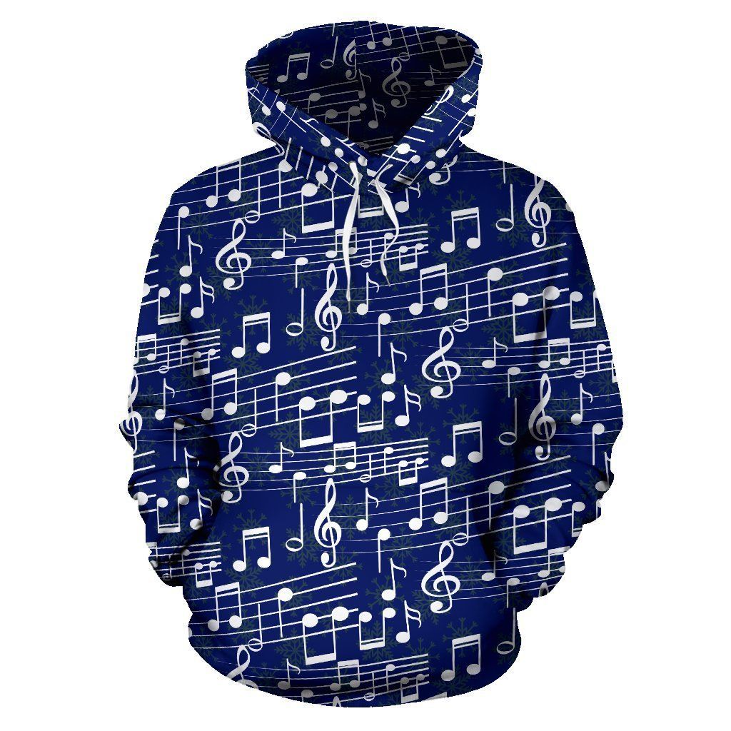 Music Note Blue Themed Print Pullover 3D Hoodie For Men Women All Over 3D Printed Hoodie - 44044f5e2ec4 Music Note Blue Themed Print Pullover 3D Hoodie For Men Women All Over 3D Printed Hoodie - 44044f5e2ec4
