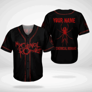 Mychemical Romance Custom Name Baseball Jersey Shirt