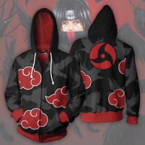NARUTO ï¿½ Itachi Akatsuki Cosplay 3D Hoodie For Men Women All Over 3D Printed Hoodie - 88ad47b4edef