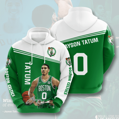 NBA Boston Celtics 3D Hoodie For Men For Women NBA Boston Celtics 3D Hoodie For Men For Women