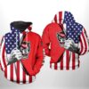 NC State Wolfpack NCAA US Flag 3D Printed Hoodie/Zipper Hoodie - 7afb069ace67