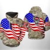 NC State Wolfpack NCAA US Flag Camo Veteran 3D Printed Hoodie/Zipper Hoodie - f864b51439d9