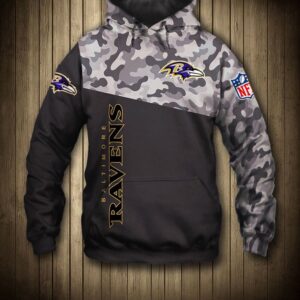 NFL Baltimore Ranves Camo Men And Women 3D Full Printing Hoodie Zip Hoodie Baltimore Ranves 3D Full Printing Shirt Baltimore Ranves All Over Print 3D Hoodie Shirt - 0cd66ae4a003