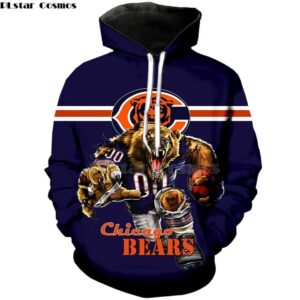 NFL Chicago Bears Men And Women 3D Full Printing Hoodie Zip Hoodie Chicago Bears 3D Full Printing Shirt Chicago Bears All Over Print 3D Hoodie Shirt - 255e156c3cef