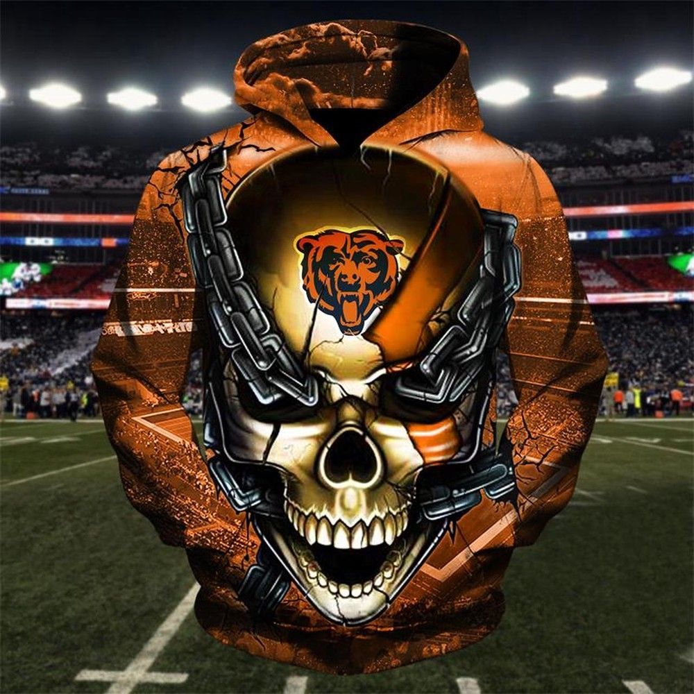 NFL Chicago Bears Skull Men And Women 3D Full Printing Hoodie Zip Hoodie Chicago Bears 3D Full Printing Shirt Chicago Bears All Over Print 3D Hoodie Shirt - 1d14ea9c89b6 NFL Chicago Bears Skull Men And Women 3D Full Printing Hoodie Zip Hoodie Chicago Bears 3D Full Printing Shirt Chicago Bears All Over Print 3D Hoodie Shirt - 1d14ea9c89b6