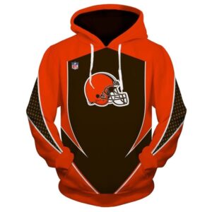 NFL Cleveland Browns Men And Women 3D Full Printing Hoodie Zip Hoodie Cleveland Browns 3D Full Printing Shirt Cleveland Browns All Over Print 3D Hoodie Shirt - 747987f7a982