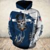 NFL Dallas Cowboys Skull Men and Women 3D Hoodie Shirt NFL Dallas Cowboys Skull 3D Shirt Dallas Cowboys 3D All Over Printed Shirt - eb3a65cc5560