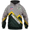 NFL Green Bay Packers All Over Printed 3D Hoodie Sweatshirt - 760d9845df95