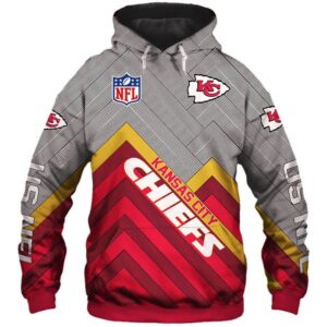 NFL Kansas City Chiefs All Over Printed 3D Hoodie Sweatshirt - cfa646d81aee