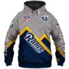 NFL Los Angles Rams All Over Printed 3D Hoodie Sweatshirt - e5c9ae399318