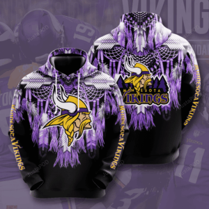 NFL Minnesota Vikings Native Men and Women 3D Hoodie Minnesota Vikings 3D Full Printed Shirt - 0db69d5494ee