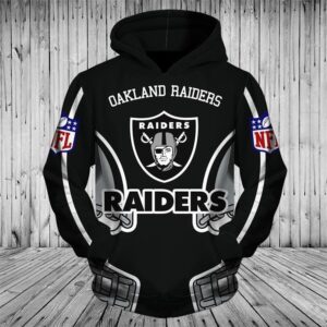 NFL Oakland Raiders All Over Printed 3D Hoodie Sweatshirt - c96771268318