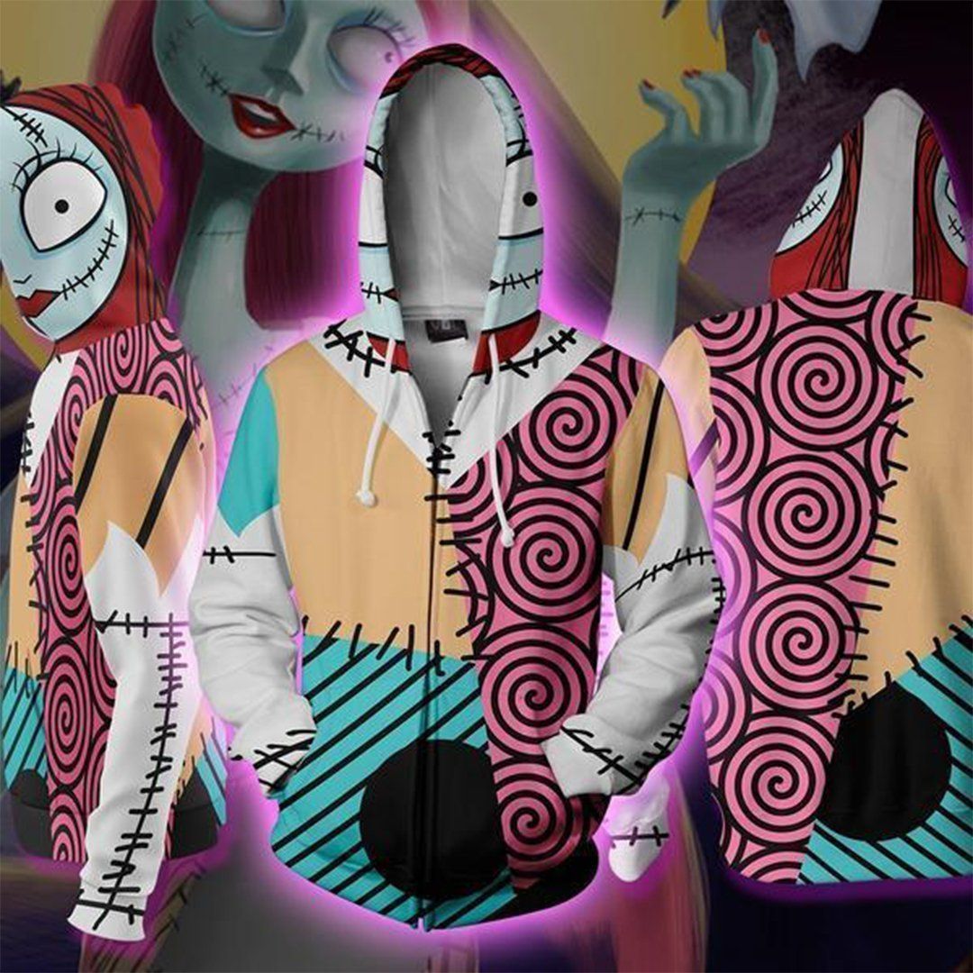 NIGHTMARE BEFORE CHRISTMAS � Sally Couple Cosplay 3D Hoodie For Men Women All Over 3D Printed Hoodie - 79d2bd1dfa5c NIGHTMARE BEFORE CHRISTMAS � Sally Couple Cosplay 3D Hoodie For Men Women All Over 3D Printed Hoodie - 79d2bd1dfa5c