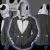 NIGHTMARE BEFORE CHRISTMAS � Jack Skellington Cosplay 3D Hoodie For Men Women All Over 3D Printed Hoodie - 186c5dfc93f0
