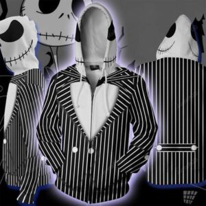 NIGHTMARE BEFORE CHRISTMAS ï¿½ Jack Skellington Cosplay 3D Hoodie For Men Women All Over 3D Printed Hoodie - 186c5dfc93f0