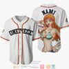 Nami One Piece For Otaku Baseball Jersey