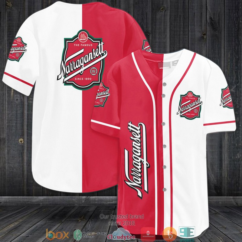 Narragansett Lager Baseball Jersey Shirt Narragansett Lager Baseball Jersey Shirt