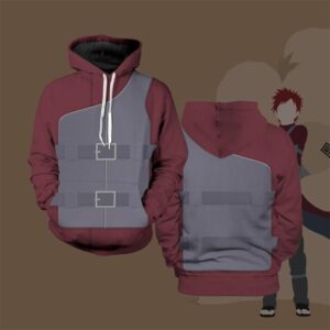 Naruto 3D Hoodie For Men Women All Over 3D Printed Hoodie ï¿½ Naruto Shippuden Gaara Pollover 3D Hoodie For Men Women All Over 3D Printed Hoodie - c3eee6af33ab