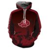 Naruto Akatsuki 3D Printed Hoodie/Zipper Hoodie - 494ebb19d122