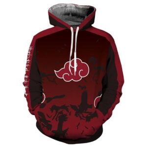 Naruto Akatsuki 3D Printed Hoodie/Zipper Hoodie - 494ebb19d122