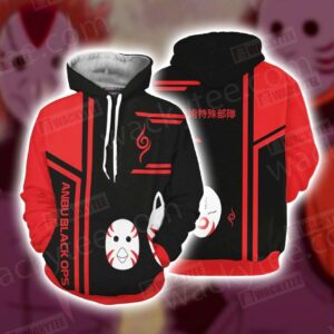 Naruto Anbu Unisex 3D Hoodie All Over Print Hoodie3573 - 00227ada438a
