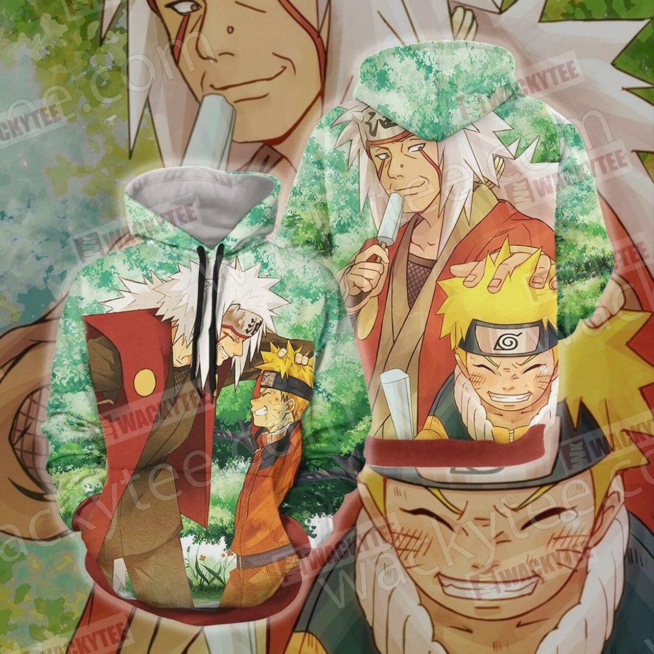Naruto And Jiraiya Unisex 3D Hoodie All Over Print Hoodie3916 - 92964621580a Naruto And Jiraiya Unisex 3D Hoodie All Over Print Hoodie3916 - 92964621580a