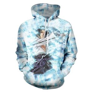 Naruto Anime Sasuke Power Pullover And Zippered Hoodies Custom 3D Graphic Printed 3D Hoodie All Over Print Hoodie For Men For Women - 2bed596ce567