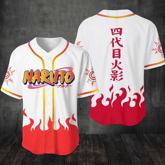 Naruto Baseball Jersey Shirt Naruto Baseball Jersey Shirt
