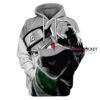 Naruto Hatake Kakashi Grey 3D Hoodie For Men Women All Over 3D Printed Hoodie - 5bbfd846a9bc