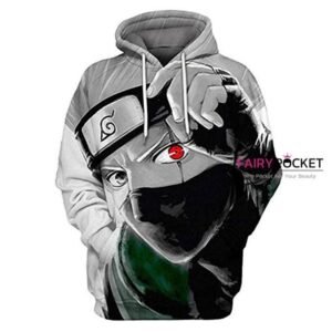 Naruto Hatake Kakashi Grey 3D Hoodie For Men Women All Over 3D Printed Hoodie - 5bbfd846a9bc