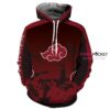 Naruto Red 3D Hoodie For Men Women All Over 3D Printed Hoodie - d6a918001480
