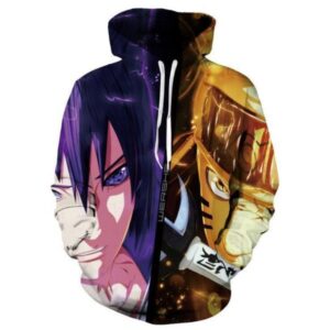 Naruto Sasukevs Naruto 3D Printed Hoodie/Zipper Hoodie - 9c71e70ea78d