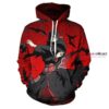 Naruto Uchiha Itachi Red 3D Hoodie For Men Women All Over 3D Printed Hoodie � B - 51063d1bbdc8
