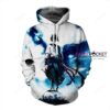 Naruto Uchiha Sasuke White 3D Hoodie For Men Women All Over 3D Printed Hoodie - e209d9297001