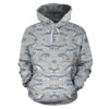 Narwhal Pattern Print Pullover 3D Hoodie For Men Women All Over 3D Printed Hoodie - 00c0b807d09c