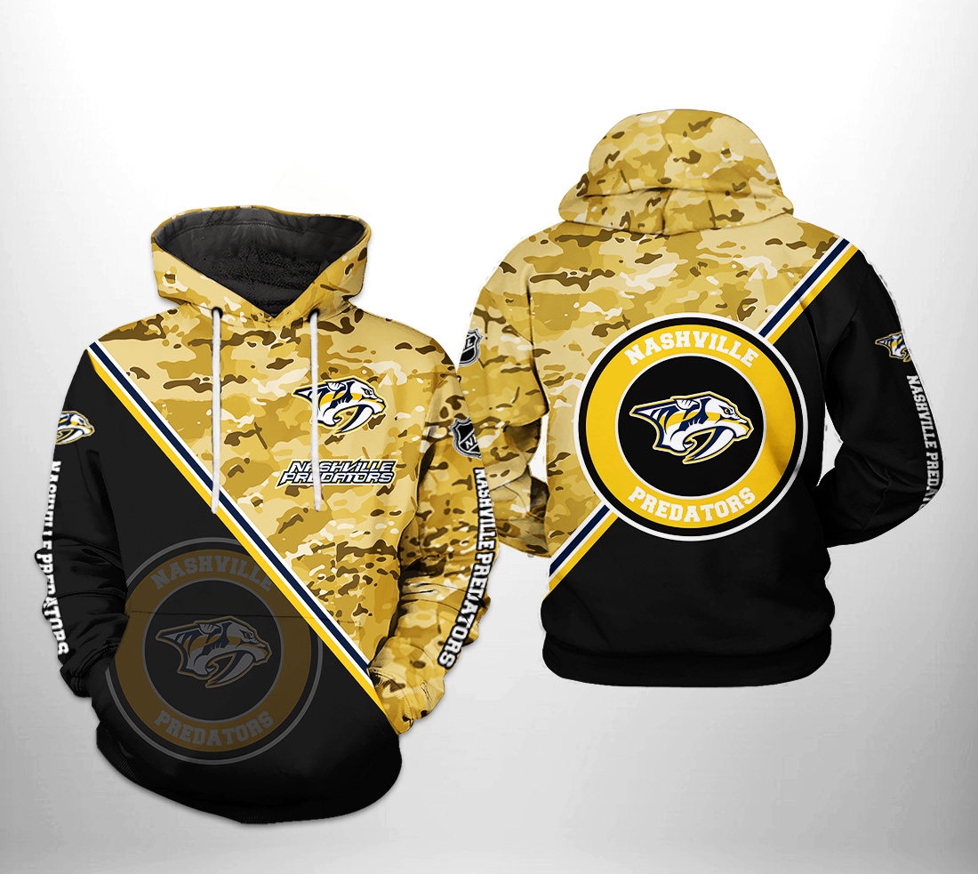 Nashville Predators NHL Camo Team 3D Printed Hoodie/Zipper Hoodie - a14d87707dd7 Nashville Predators NHL Camo Team 3D Printed Hoodie/Zipper Hoodie - a14d87707dd7
