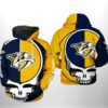 Nashville Predators NHL Grateful Dead 3D Printed Hoodie/Zipper Hoodie - 9fd127db7266