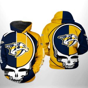 Nashville Predators NHL Grateful Dead 3D Printed Hoodie/Zipper Hoodie - 9fd127db7266