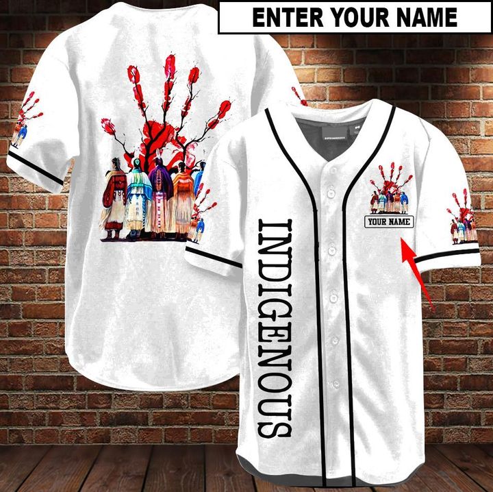 Native Indigenous Baseball Jersey Native Indigenous Baseball Jersey