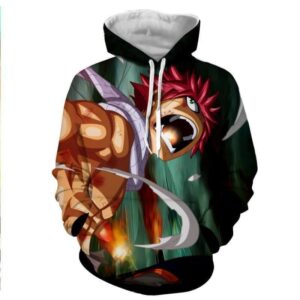Natsu Dragneel Black Fairy Tail 3D 3D Hoodie For Men Women All Over 3D Printed Hoodies - 9b2efe23c75f