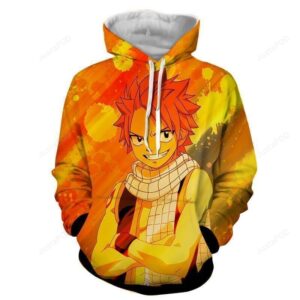 Natsu Dragneel Fairy Tail 3D 3D Hoodie For Men Women All Over 3D Printed Hoodies - a6992cc8236d