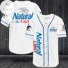 Natural Light Logo Baseball Jersey Shirt