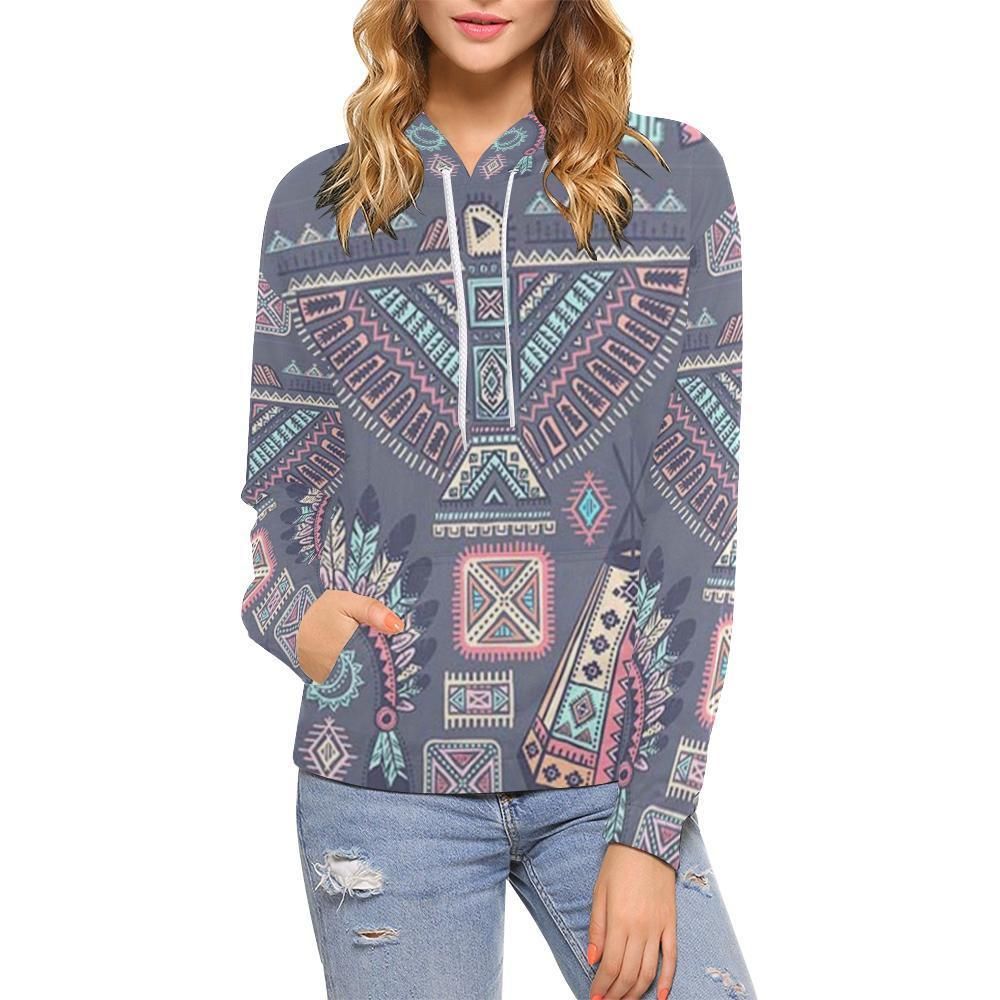 Navajo Native Aztec Indians American Tribal Print Pullover 3D Hoodie For Men Women All Over 3D Printed Hoodies - 500354dae026 Navajo Native Aztec Indians American Tribal Print Pullover 3D Hoodie For Men Women All Over 3D Printed Hoodies - 500354dae026