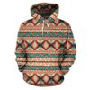 Navajo Western Style Print Pattern Pullover 3D Hoodie For Men Women All Over 3D Printed Hoodie - ff2ec6600b21