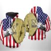 Navy Midshipmen NCAA US Flag 3D Printed Hoodie/Zipper Hoodie - 67be16f2351a